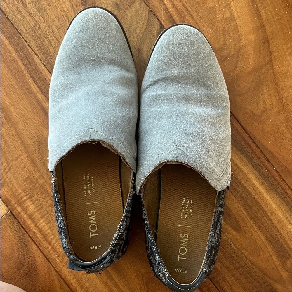 TOMS Gray Loafers